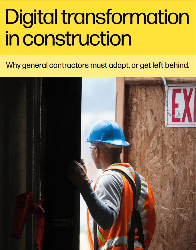 White Paper: Digital Transformation in construction: why general contractors must adapt